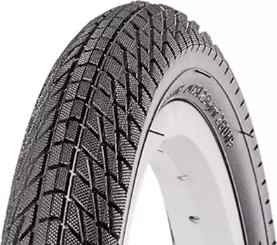 Покрышка велосипедная Kenda ''KONTAKT' K-841,16''x1.75, полуслик, черный, 526619