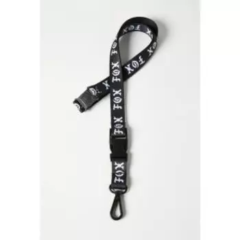 Лента для бейджей Fox La Neta Lanyard, Black, 2021
