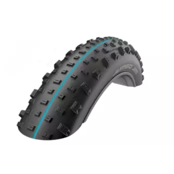 Велопокрышка Schwalbe Jumbo Jim EVOLUTION LINE, для фэтбайка, 26" x 4.0, 127 EPI, 1090 гр, 11600715.01