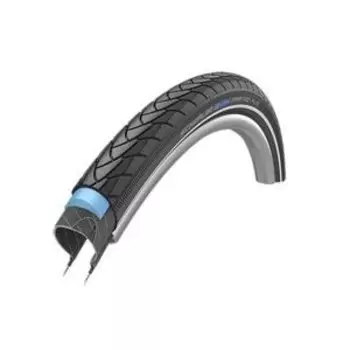 Покрышка велосипедная SCHWALBE, 24x1 3/8, MARATHON PLUS EVO, SmartGuard антипрокольная, TwinSkin, GR/B, 05-10281440.01