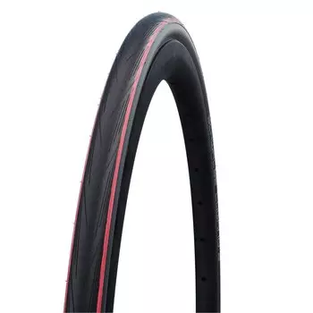 Покрышка велосипедная SCHWALBE, 700x25C, 25-622, LUGANO II K-Guard B/RS/B-SK HS471 SiC 50EPI, черно-красная, 05-11654011