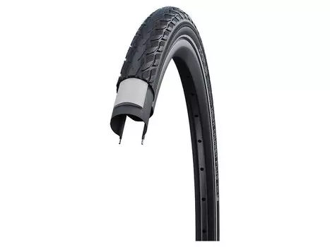 Покрышка велосипедная SCHWALBE, 700x28C, DDELTA CRUISER PLUS PunctureGuard, TwinSkin, Green, B/B+RT, 05-11101075.01