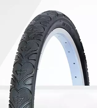 Покрышка велосипедная TRIX 16"х 2.125, слик, 30 TPI, черная, TYTX-022-Y