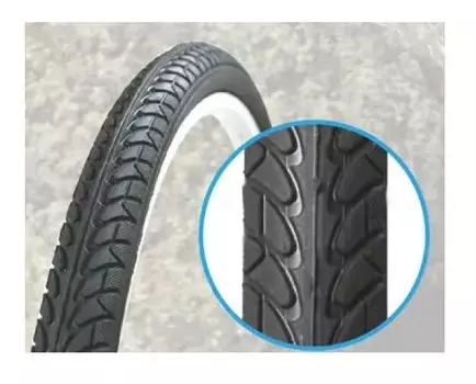 Покрышка велосипедная TRIX, 24"х 1.95 (54-507), TXBM-010, дорожная, черная, BM-010 BLACK