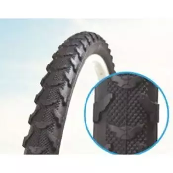 Покрышка велосипедная TRIX 24"х 2.10 (56-507) горная 30 TPI, черная, TYTX-021-M