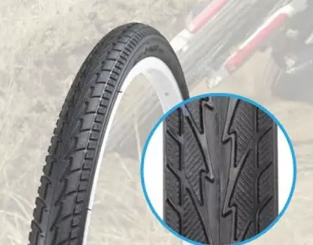 Покрышка велосипедная TRIX 700 х 35С (35-622) дорожная, 30 TPI, черная, TYTX-007-M