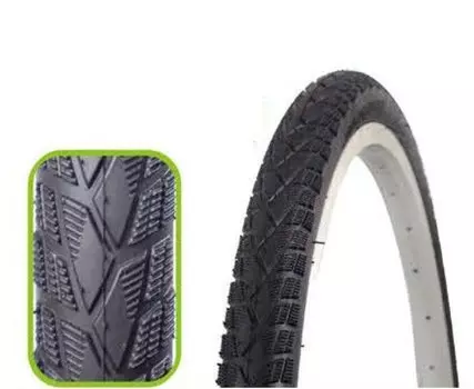 Покрышка велосипедная TRIX 700x 38C (38-622) дорожная, 30 TPI, черная, TYTX-081-M