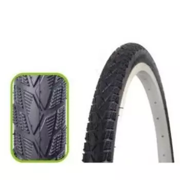 Покрышка велосипедная TRIX 700x 38C (38-622) дорожная, 30 TPI, черная, TYTX-081-M