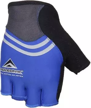 Велоперчатки Polednik REFLEX NEW, эластичный верх, замшевая ладонь, синий .POL_REFLEX_NEW_M_BLU (Размер: 9 M )