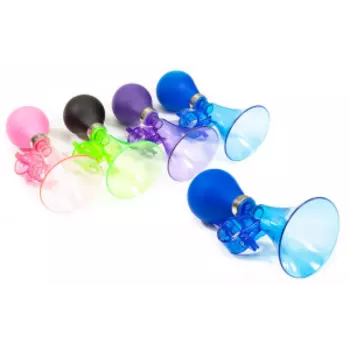 Клаксон пластик, резиновая груша, зеленый, XN-8-17