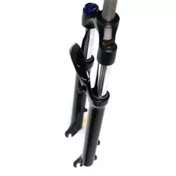 Вилка велосипедная EASING ES 456HLO 26"*1.1\8", 100 мм, локаут гидравлический, алюминиевая, черная