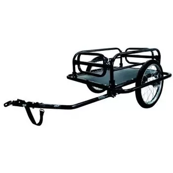 Прицеп M-Wave для перевозки грузов до 40кг складной сталь 2колеса черный, 5-640060