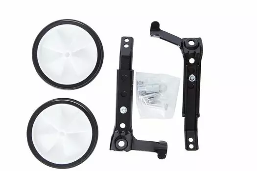 Приставные колеса, дополнительные, съемные, на детский велосипед 16-20", усиленные, пластик, TW-06-1+GC-F36