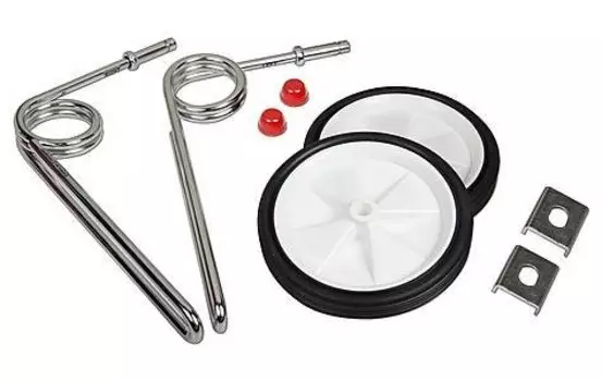 Приставные колеса EZ TRAINING STABILISER ADIE / WELDTITE, для 12-16", пластиковые 110 мм, 7-07333