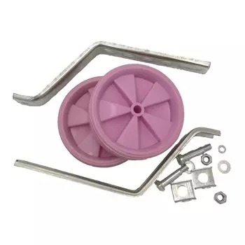 Приставные колеса HORST, для 12-20" велосипедов, пластиковые 110мм, крепления - сталь, 00-170602