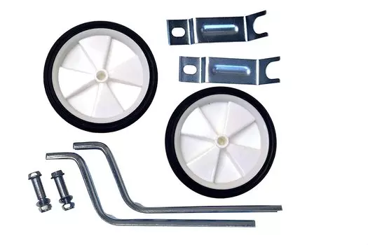 Приставные колеса JOY KIE, универсальные, 12"-20", пластик в упаковке, TW-05+HL-F22