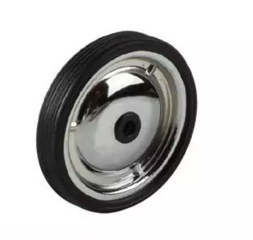 Приставные колеса TRIX, без креплений, на детский велосипед, металл, резина, черно-серебристые, TW08