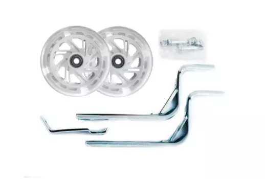 Приставные колеса Vinca Sport, 12"-20", ABEC7, сталь/PU, с подсветкой, красный, HRS 04 red