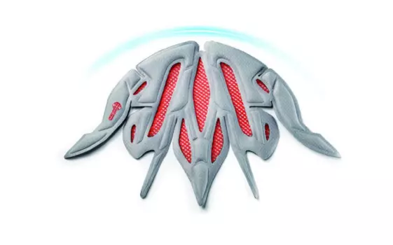 Прокладки сменные в велошлем Rudy Project ACTYUM, красная, C0000189