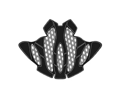 Прокладки сменные в велошлем Rudy Project ZUMAX/ZUMY, 2 штуки, Black/White, C0000318