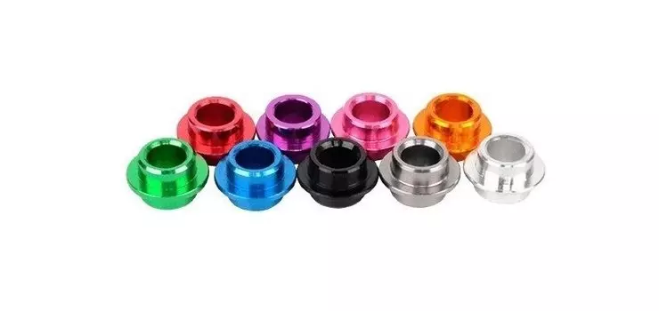 Проставочное кольцо TRIX, для колеса трюкового самоката, алюминий, зелёное, цена за 10 штук, SC-TX-20-GN