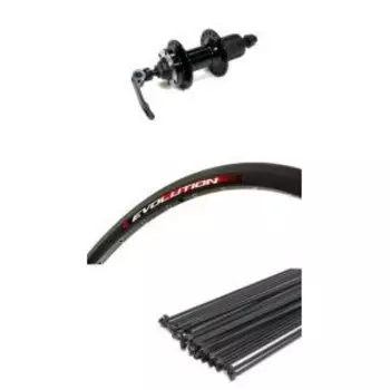 Колесо ALEXRIMS, 29", обод AlexRims EVOLUTION, заднее, под дисковый тормоз, эксцентрик, чёрный, J20SR_29"_12480