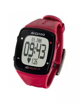 Пульсометр SIGMA iD.RUN HR, 7 функций, USB, NFC, GPS, Пластик, красный, rouge, SIG_24920