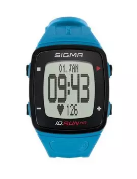 Пульсометр SIGMA iD.RUN HR pacific, 7 функций, USB, NFC, GPS, Пластик, голубой, blue, SIG_24910