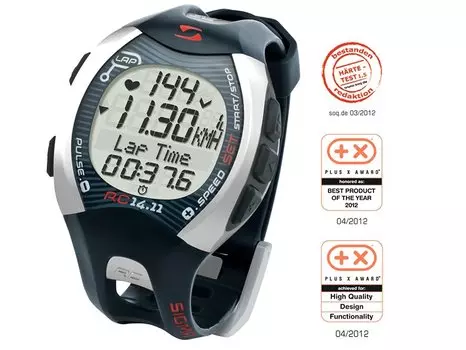 Пульсометр/спидометр для бега SIGMA 14.11 GRAY, 21410