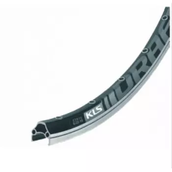 Обод велосипедный KLS DRAFT CNC, 27,5", 32H, пистонированный, CNC, AV, чёрный, ZKE92613
