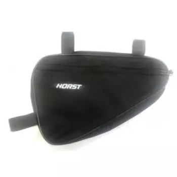 Сумка велосипедная HORST, на руль для велосипеда/самоката, 19х9х14 мм, быстросъемная, 3 липучки, черный, 00-555593