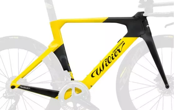 Рама велосипедная Wilier Turbine, E910T9 (Размер: XS/S (Размер: 152-170 см), Цвет: желтый/черный)