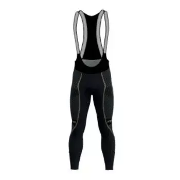 Рейтузы с лямками Biemme Velomarket Team черн./золотой 2023, AB41B061M