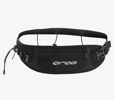 Ремень Orca RACE BELT WITH POCKET для номера с карманом, черный, 2018, FVAG