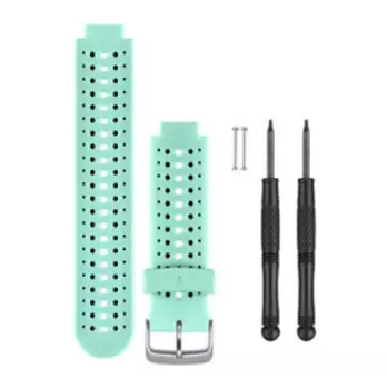 Ремешок сменный Garmin, для Forerunner 230/235/630, голубой/черный, 010-11251-85