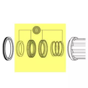 Ремкомплект барабана Mavic ID360 MTB, LV2375200/V2375201