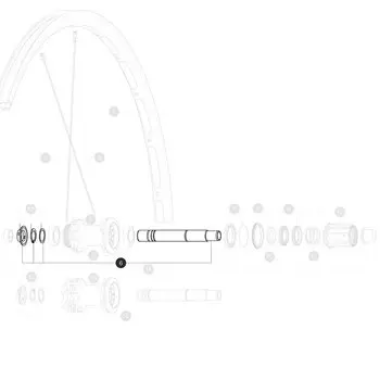 Ремкомплект барабана втулки Mavic ID360 135/142 DCL, LV2373400/V2373401