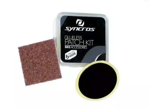 Ремкомплект для камер Syncros, 6 заплаток, с клеем, black, 228356