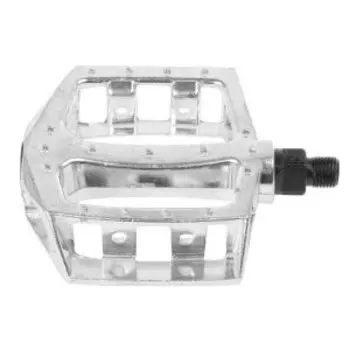 Педали велосипедные, BMX, алюминий, для 20”-28”, ось 1/2 дюйма (пара), серебро, 311330
