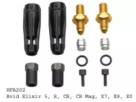 Ремкомплект гидролинии Jagwire Mountain Pro Quick-Fit Adapter Avid Elixir, HFA202