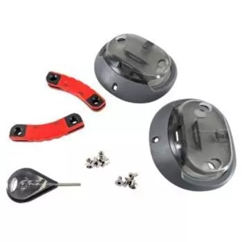 Ремкомплект шарниров POD KX 3.0 Hinge Rebuild Set, Red/Black, 2025, KX30-RBK-BL-OS