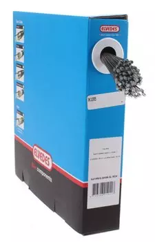 Велосипедный трос переключения ELVEDES, 19 жильный, опрессованный, нержавеющая сталь, 1,1x2250 мм, 4,5x4,5, 6472RVS-SHI