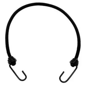 Резинка на багажник M-WAVE 1000х10мм с крючками для крепления, черная, 5-780163