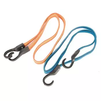 Резинка на багажник Ventura, 100х15мм плоская, с пластиковыми крючками, цвета в ассортименте, 00-170091