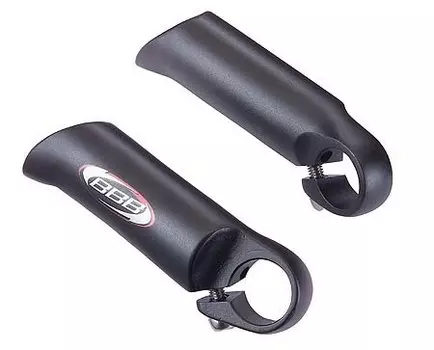 Рога велосипедные BBB 3D forged, длина: 105 мм, черный, алюминий, BBE-08