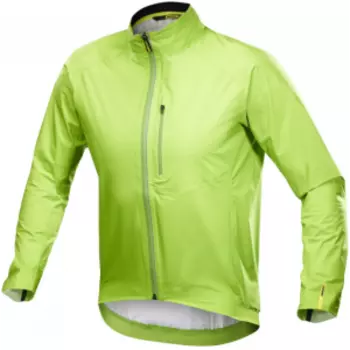 Куртка велосипедная MAVIC ESSENTIAL H2O, лайм, 2018, 401821