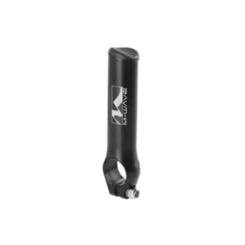 Рога велосипедные M-Wave, на руль, алюминий, анатомические, черный, 408116