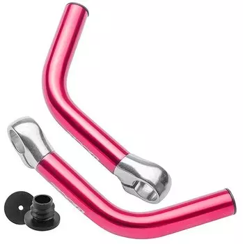 Рога велосипедные Zoom MT-C04A, для руля Ø 22,2 мм, красный, LU070628