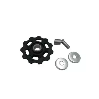 Ролик переключателя Vinca Sport, направляющий, 11Т, пластик, черный, PL-36G