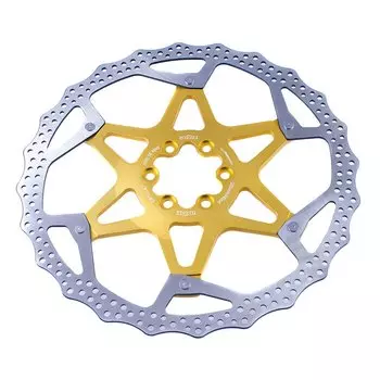 Ротор велосипедный A2Z ATD, 203 мм, 6 болтов, золотистый, ATD-203-6